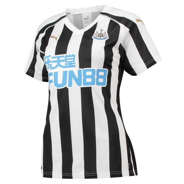 Camiseta Newcastle United 1ª Mujer 2018/19 Blanco Negro